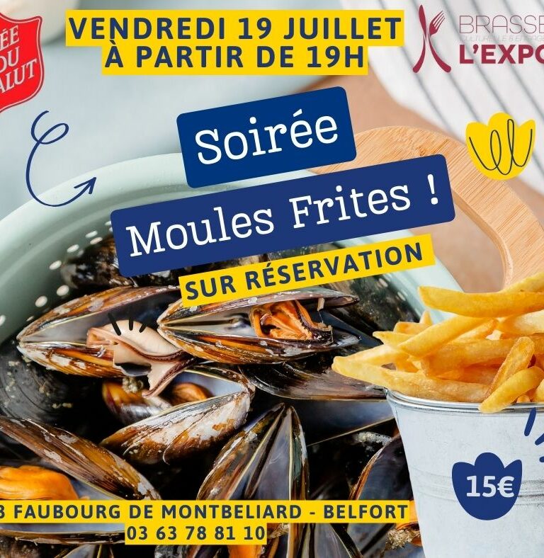 SOIREE MOULES FRITES 19/07/2024